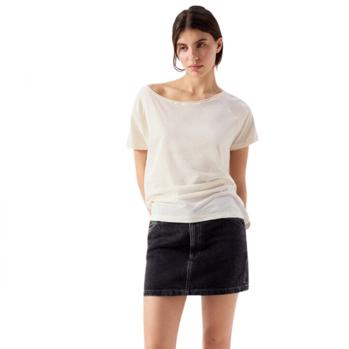 women's t-shirt laloom - ecru