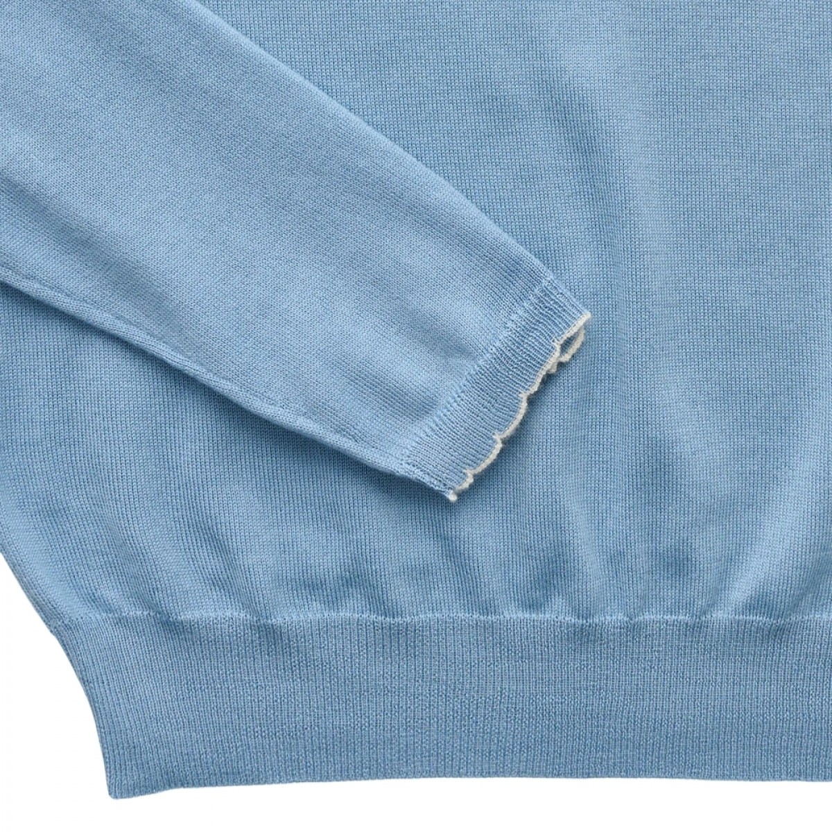 aiayu isha sweater - opal blue - rib