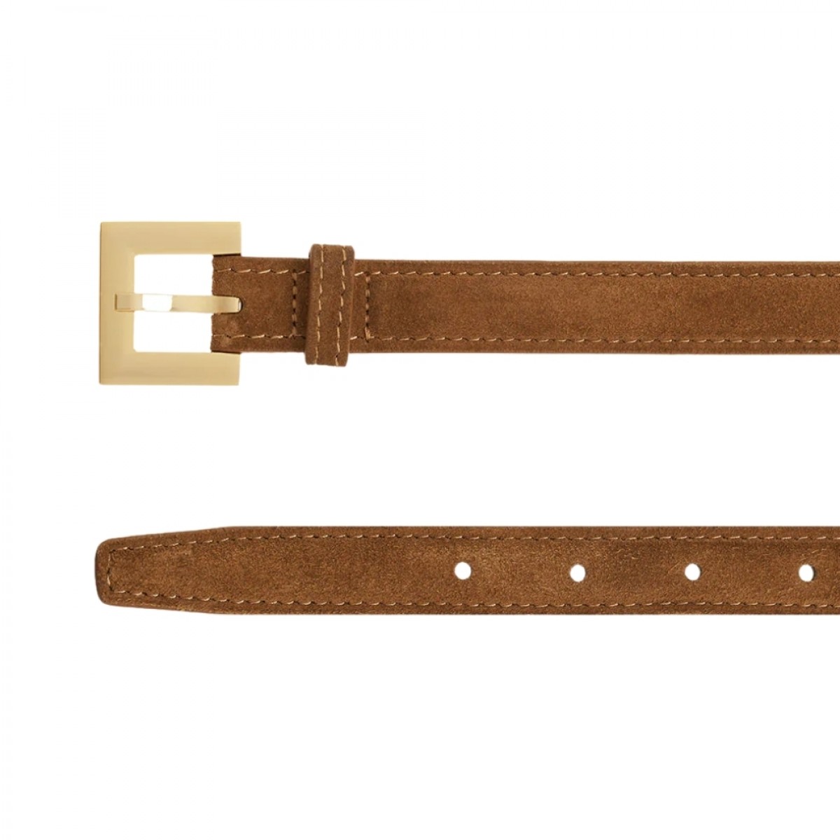 anine bing nicola belt - tobacco - spænde
