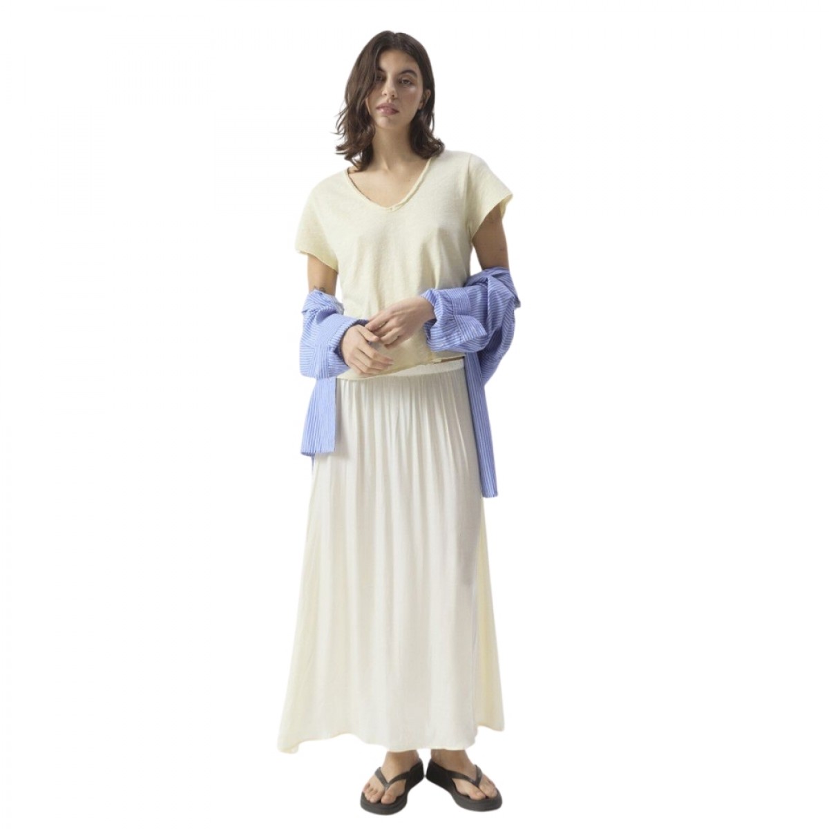 women's t-shirt sonoma - vintage vanilla - model look