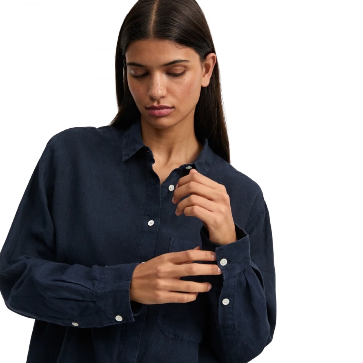 aiayu lynette linen - navy