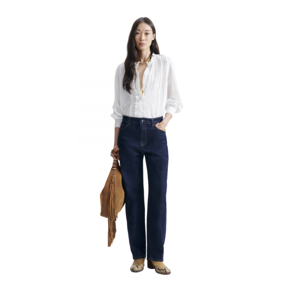 gedi shirt blanc - off white - look