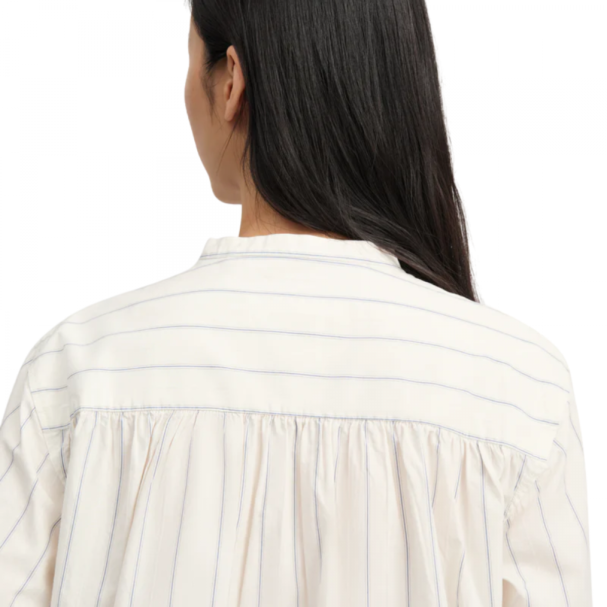 aiayu bibbi shirt champetra - mix french blue - model ryg