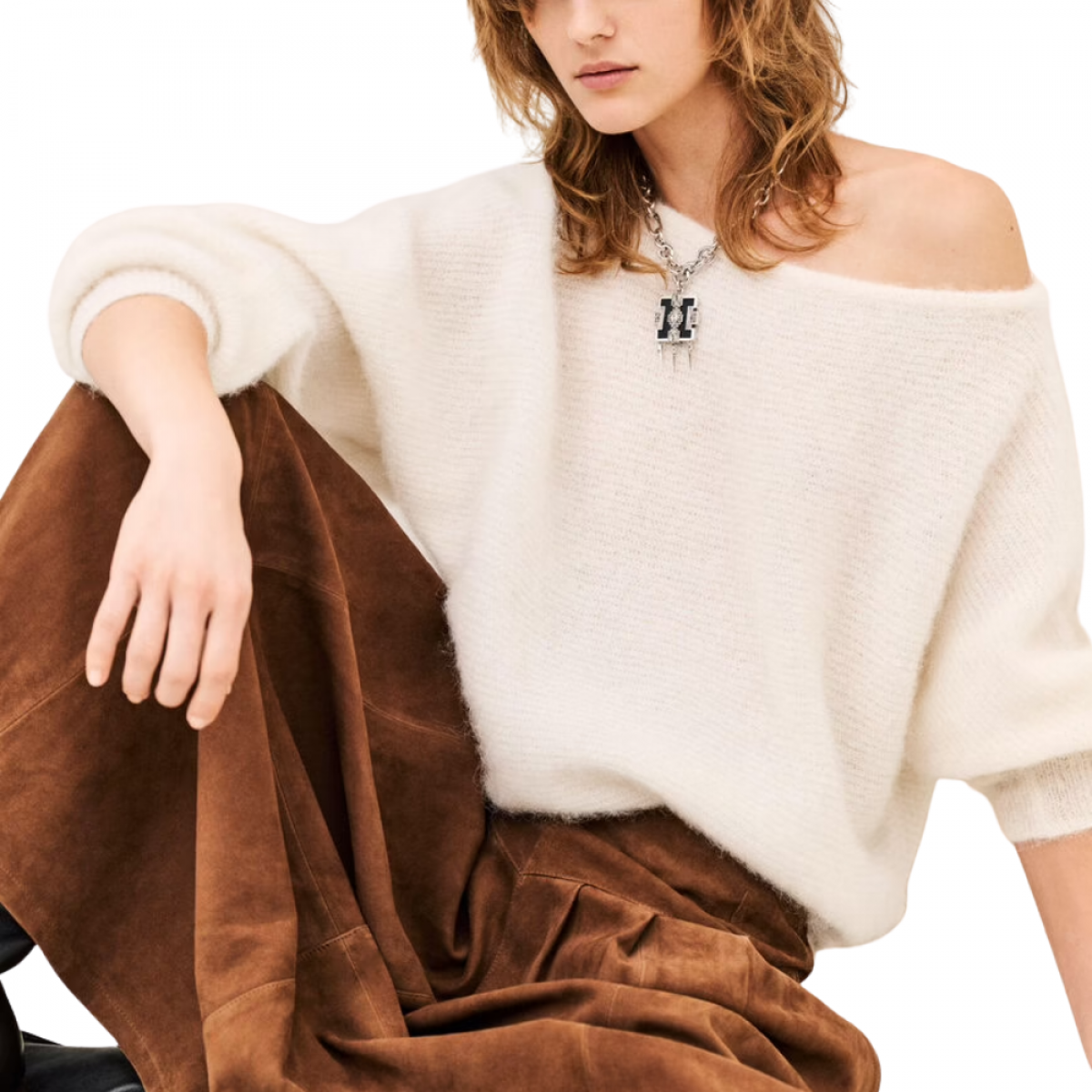 pullover suela - ecru - look 