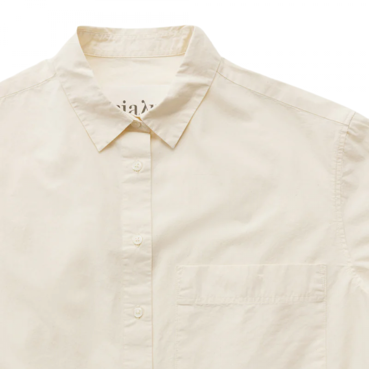 lynette shirt - pure ecru - krave 