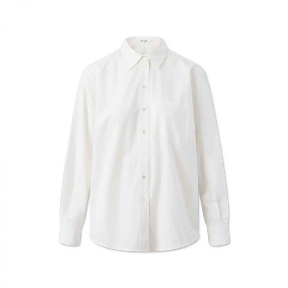 elotta shirt - bright white - front