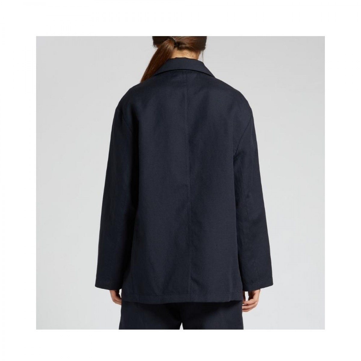 leonarda fiamma jacket - navy - model ryggen