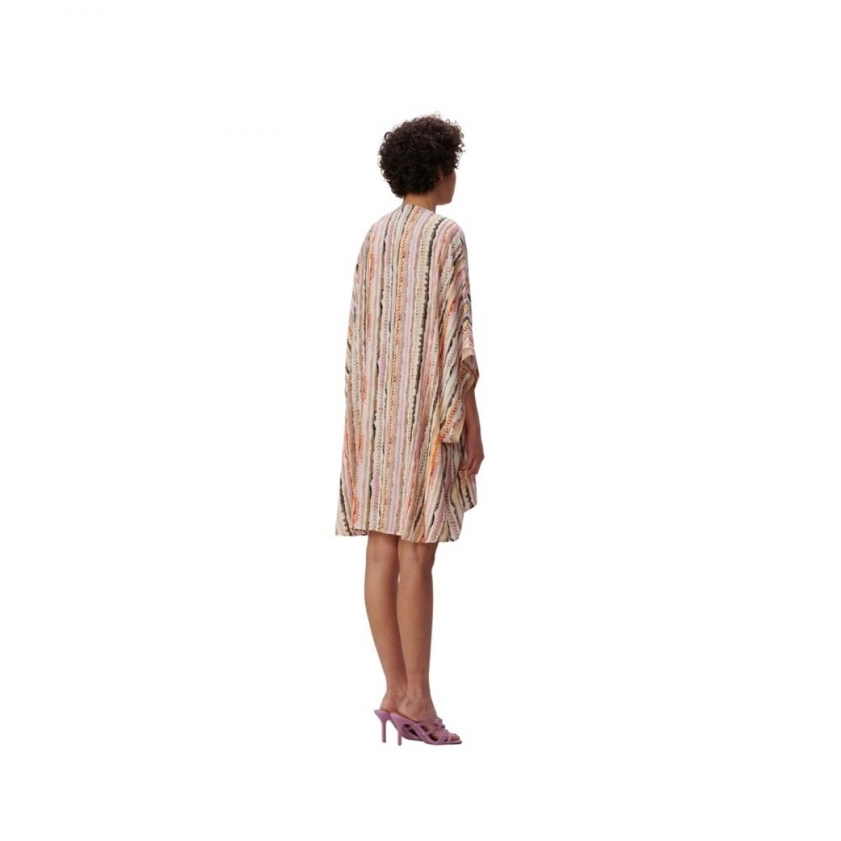 dress dory - sunset stripe - model ryg