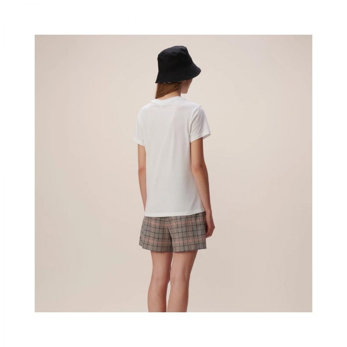t-shirt cara beach - white - model ryg
