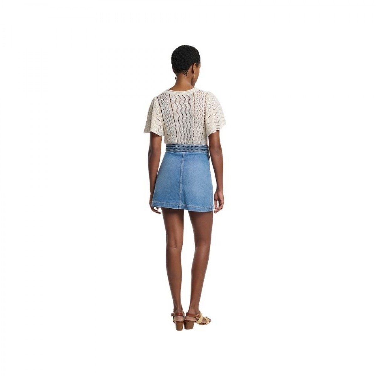 naoto skirt - indigo - model bagfra 