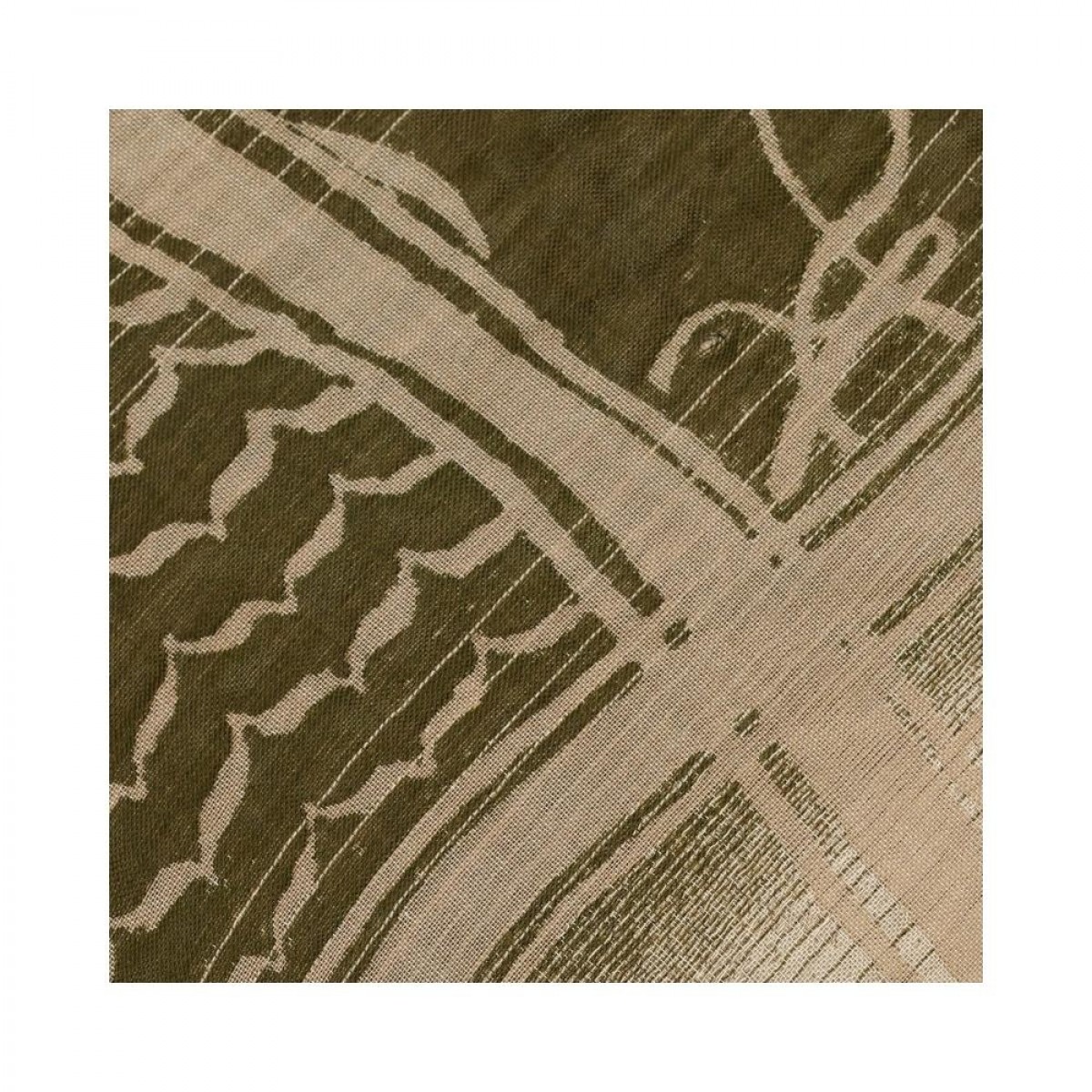scarf amalin - brown olive - print