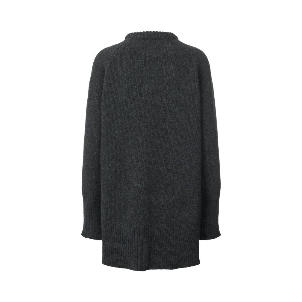 rossalina lambswool knit - dark grey - bagfra