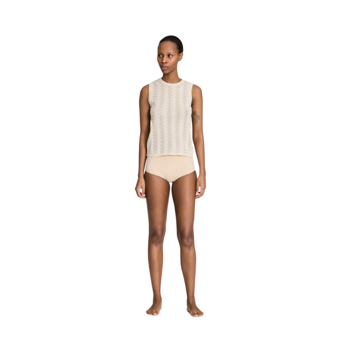 sofie butterfly knit top - ecru - look