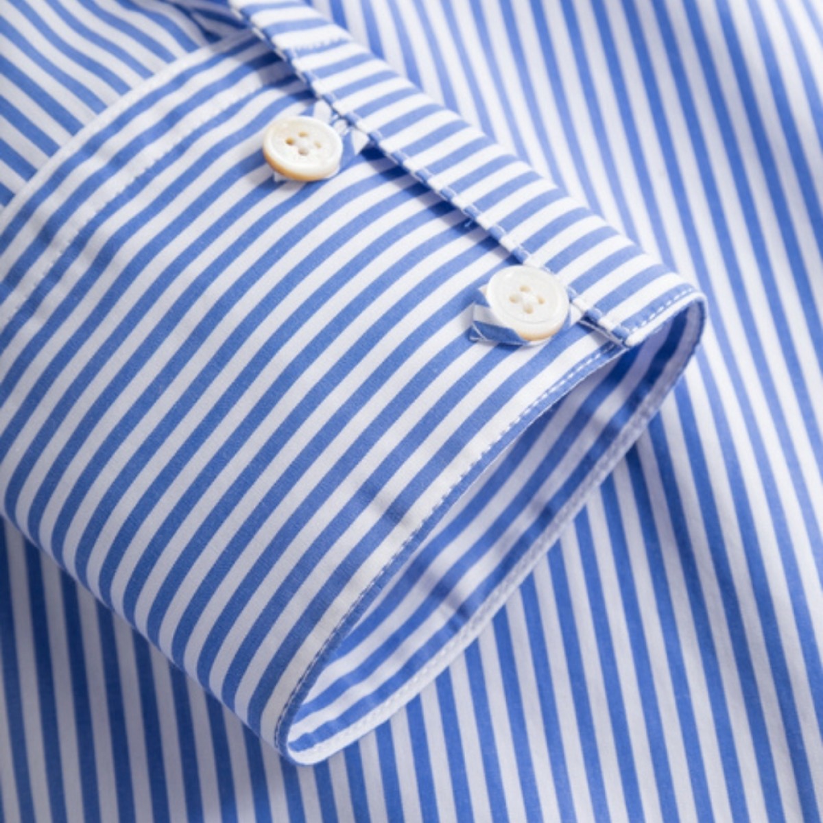 samita shirt - blue/white stripe - manget