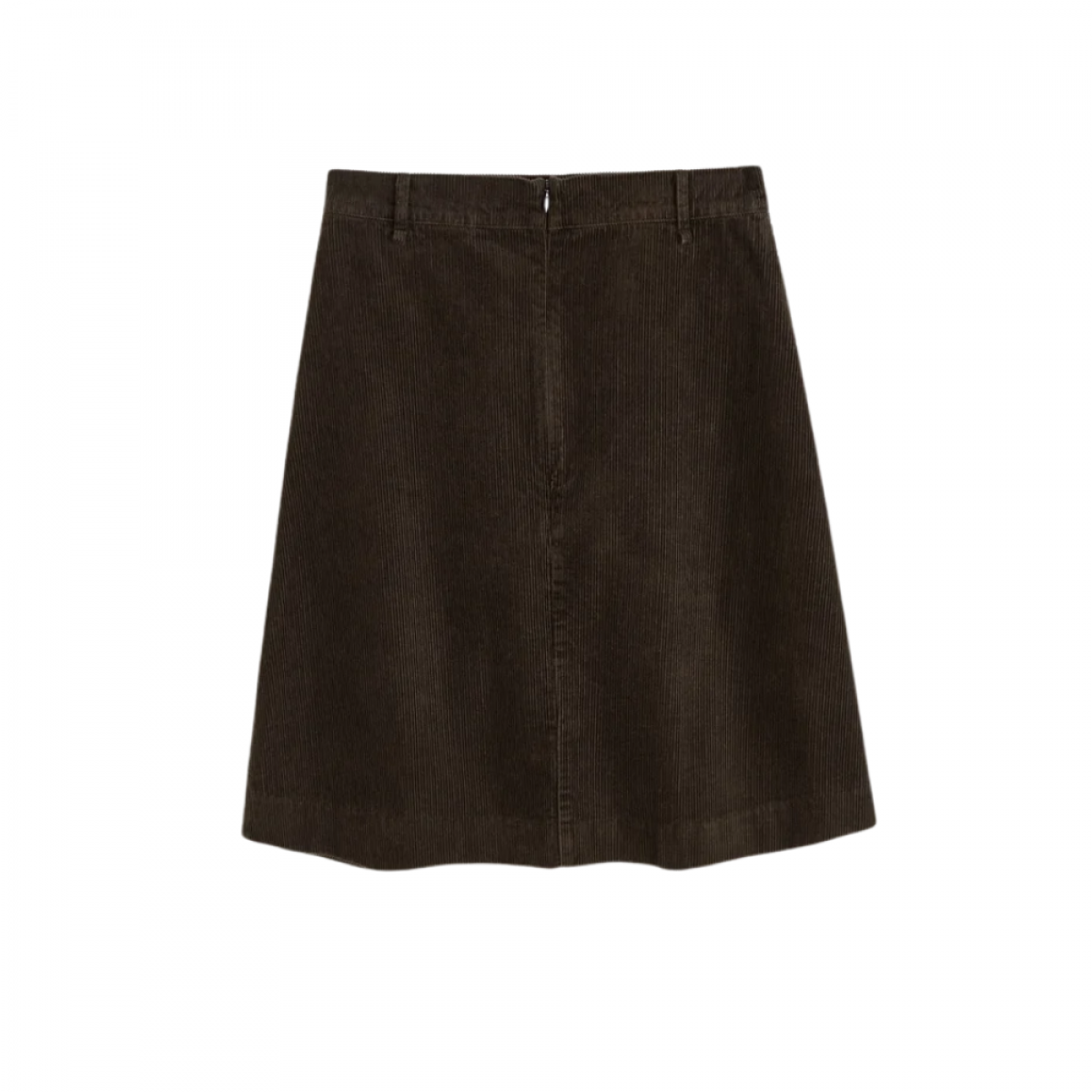 estelle skirt short corduroy - smokey brown - bagfra
