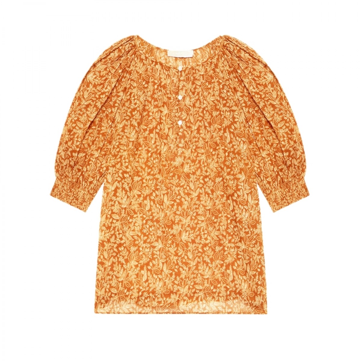 seban blouse - cinnamon - front