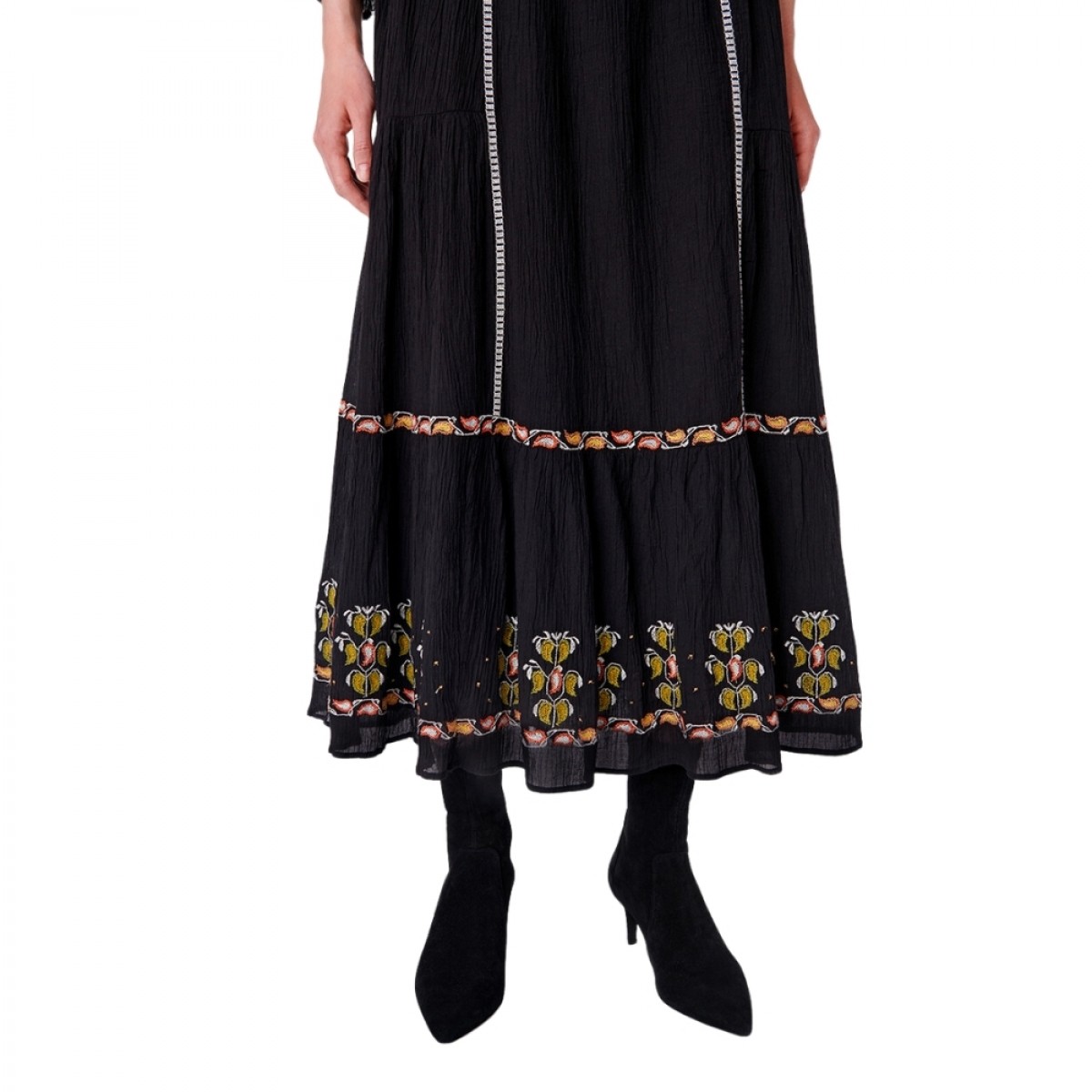 bangali dress - black - bund