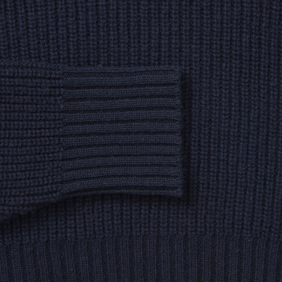 hera sweater - black blue - rib