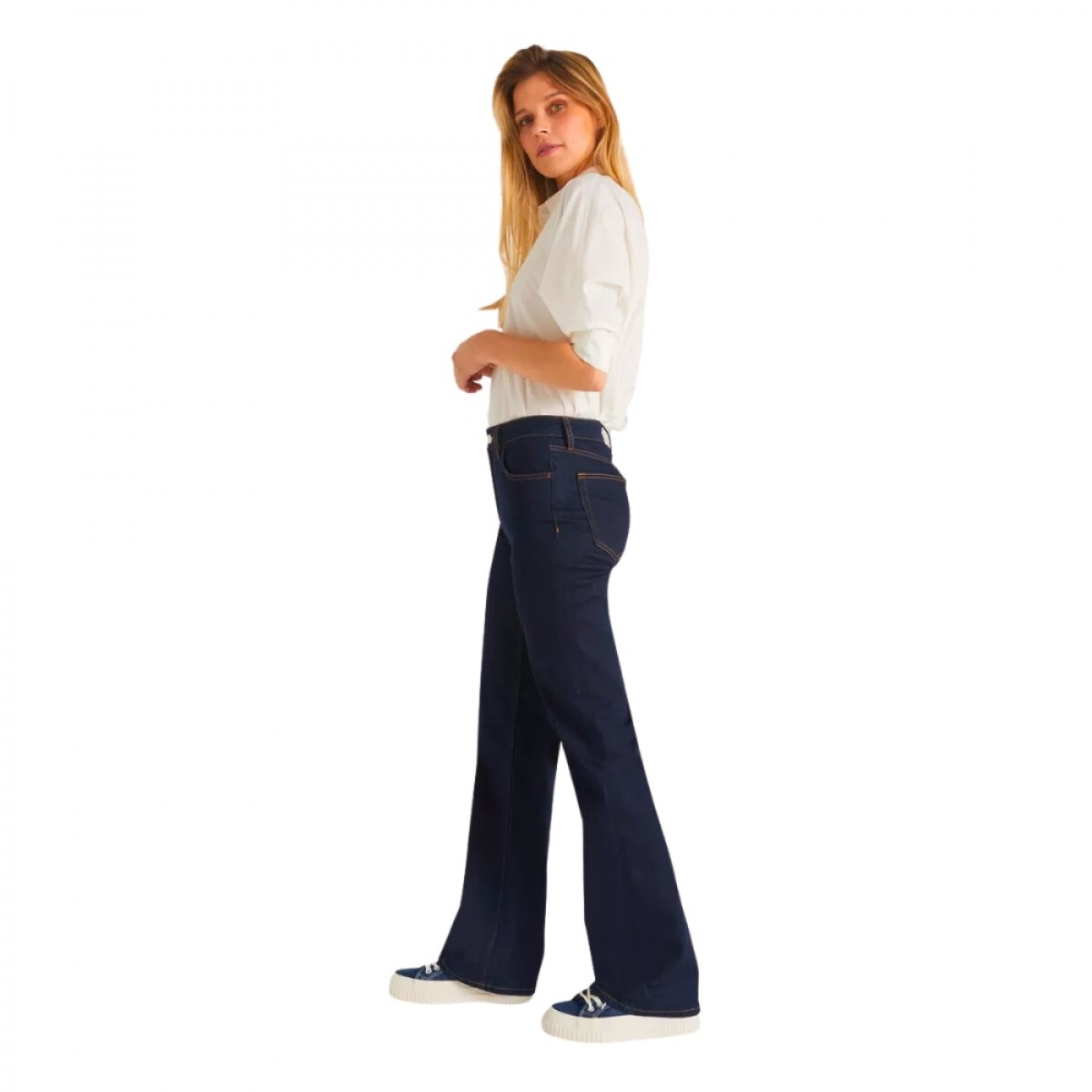 pernille jeans - denim blue - fra siden 