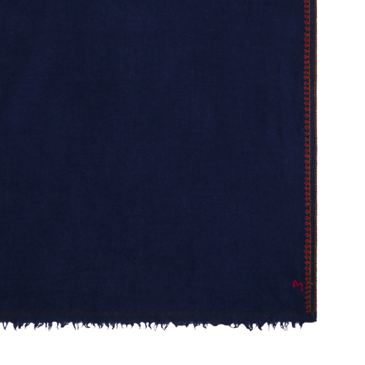 moismont scarf idol no 850 embroidery comrdia - blue - kant 