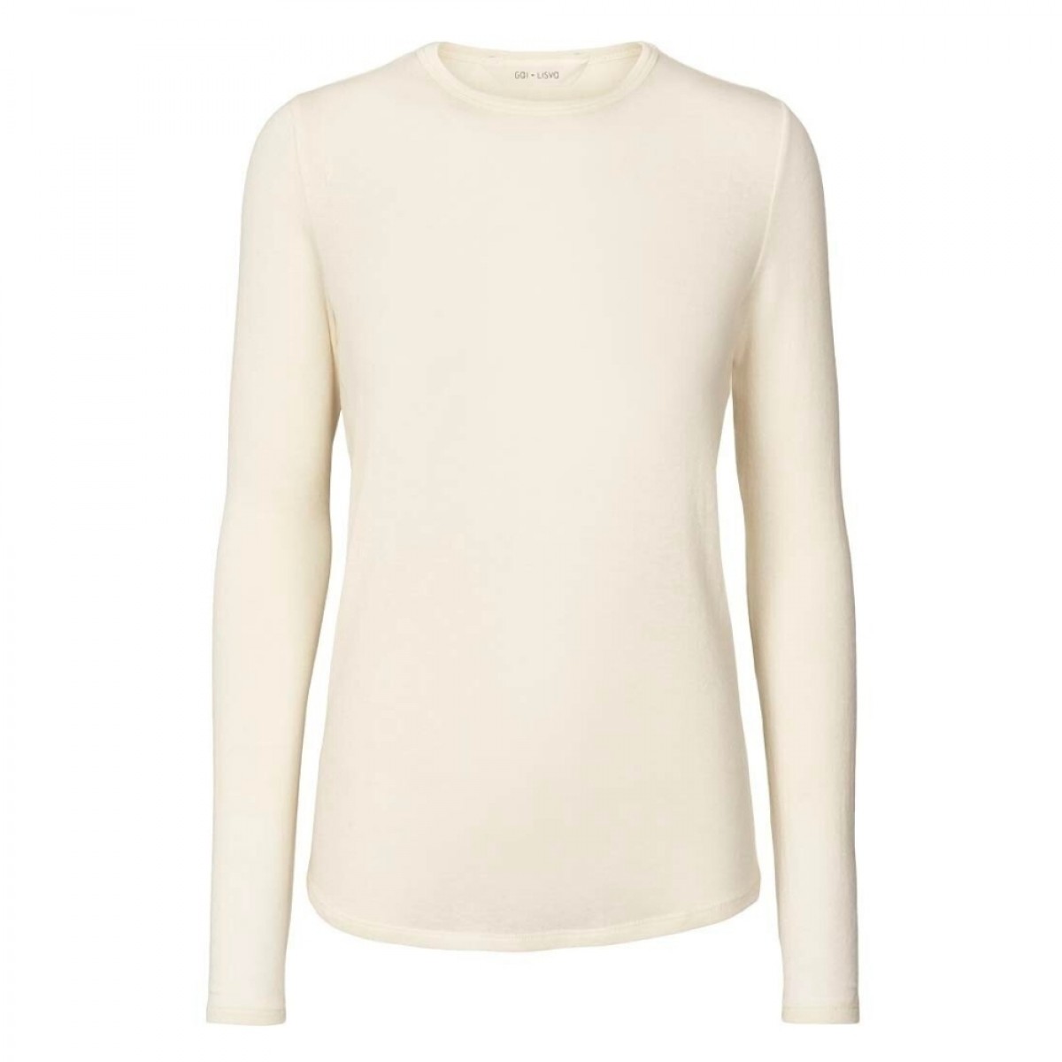 thyra wool top - off white - front