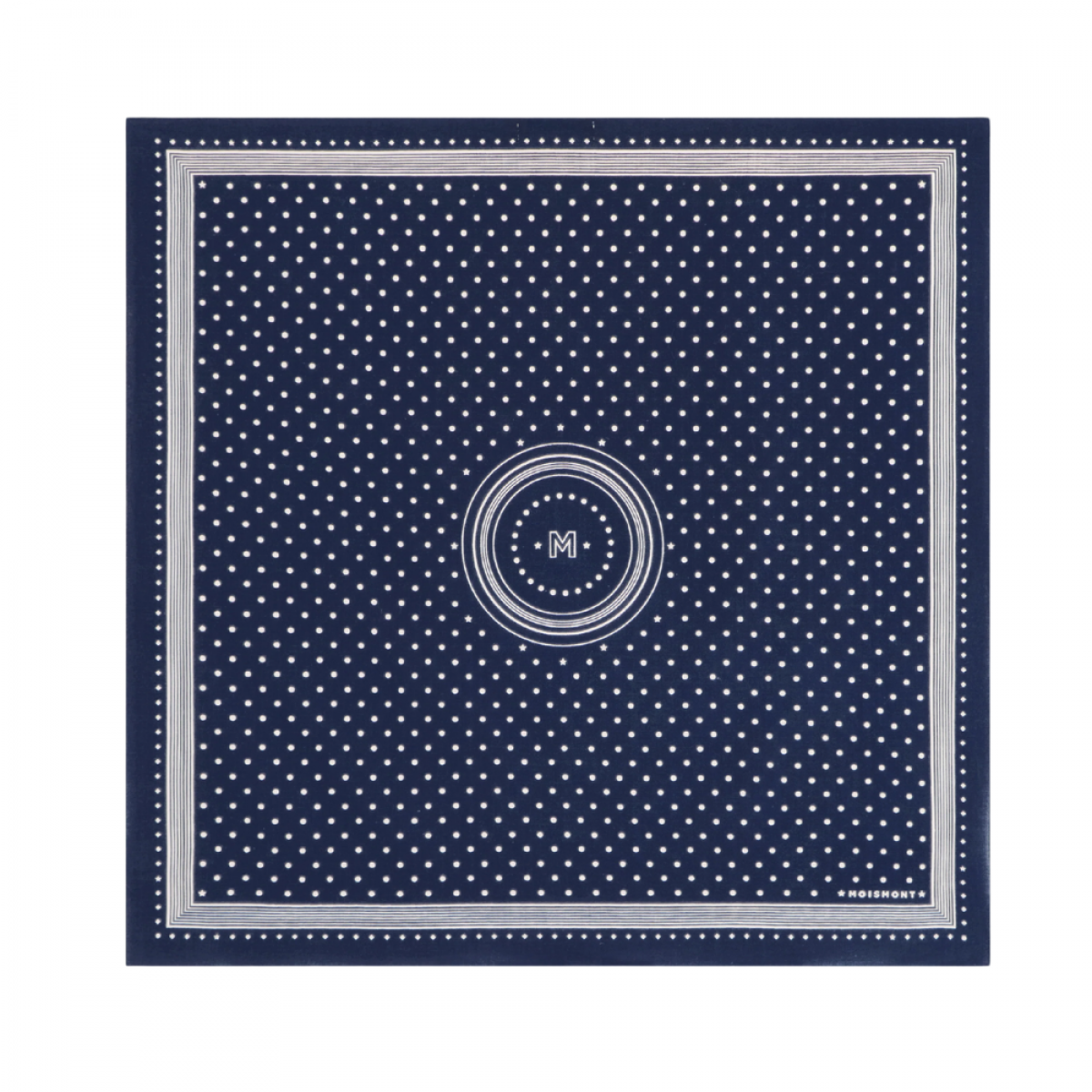 moismont scarf allegra no843 comedia - blue - front