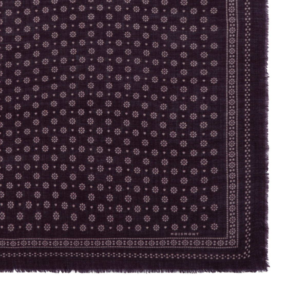 moismont scarf olaf no 676 taffeta - burgundy - kant
