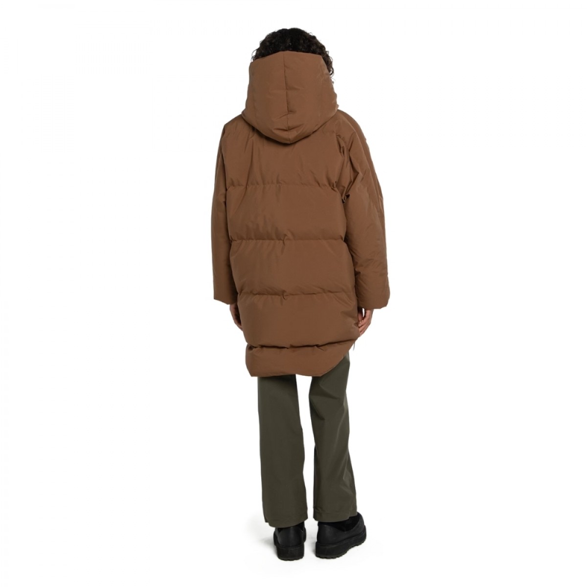 spitsbergen down jacket - partridge - ryg