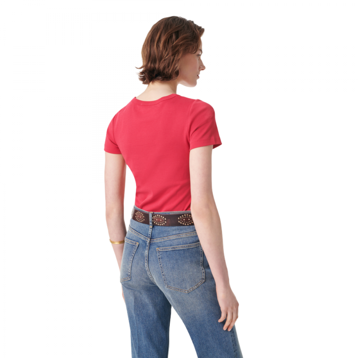 glendon t-shirt - pomegrenate - ryg