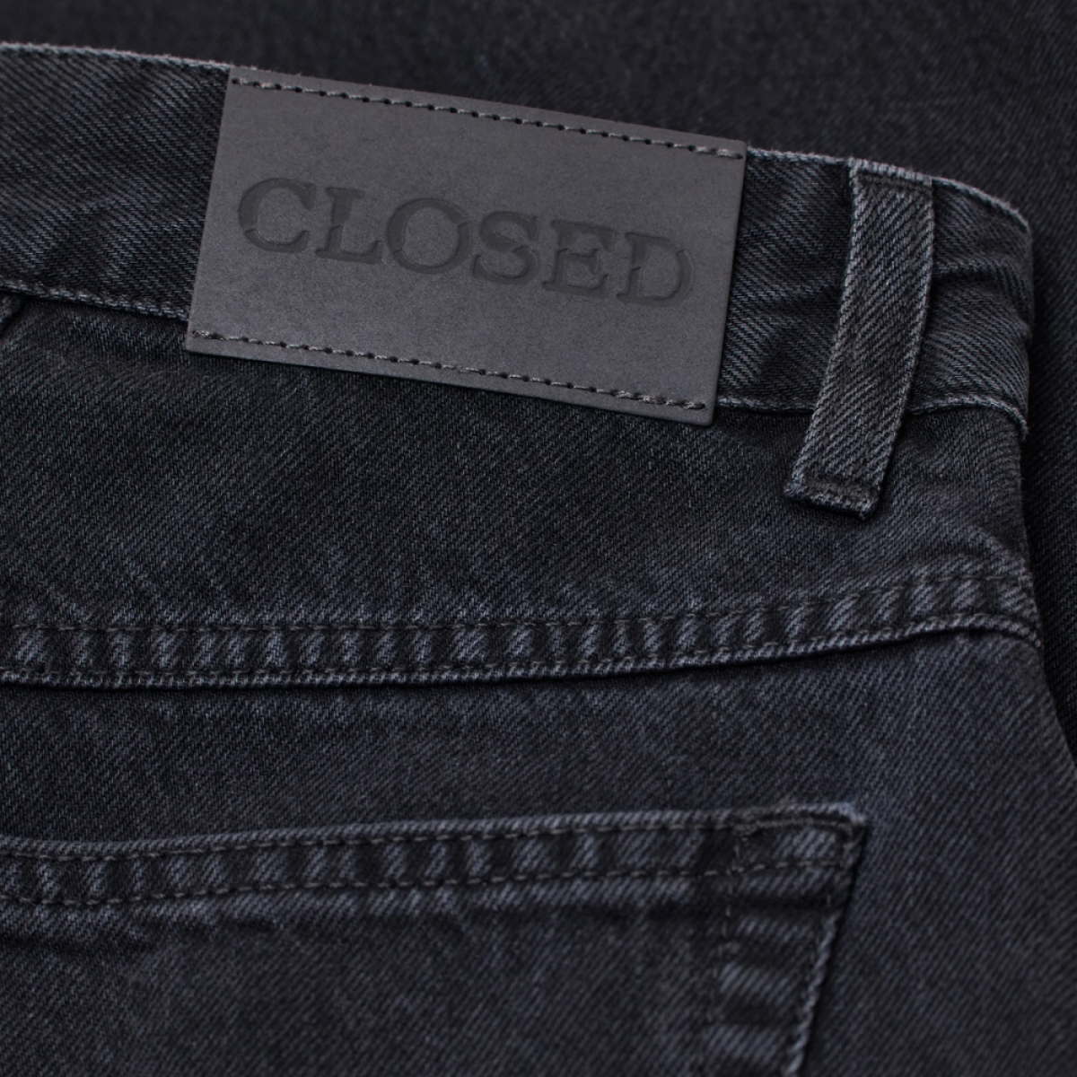 closed jazzie jeans - black - logo