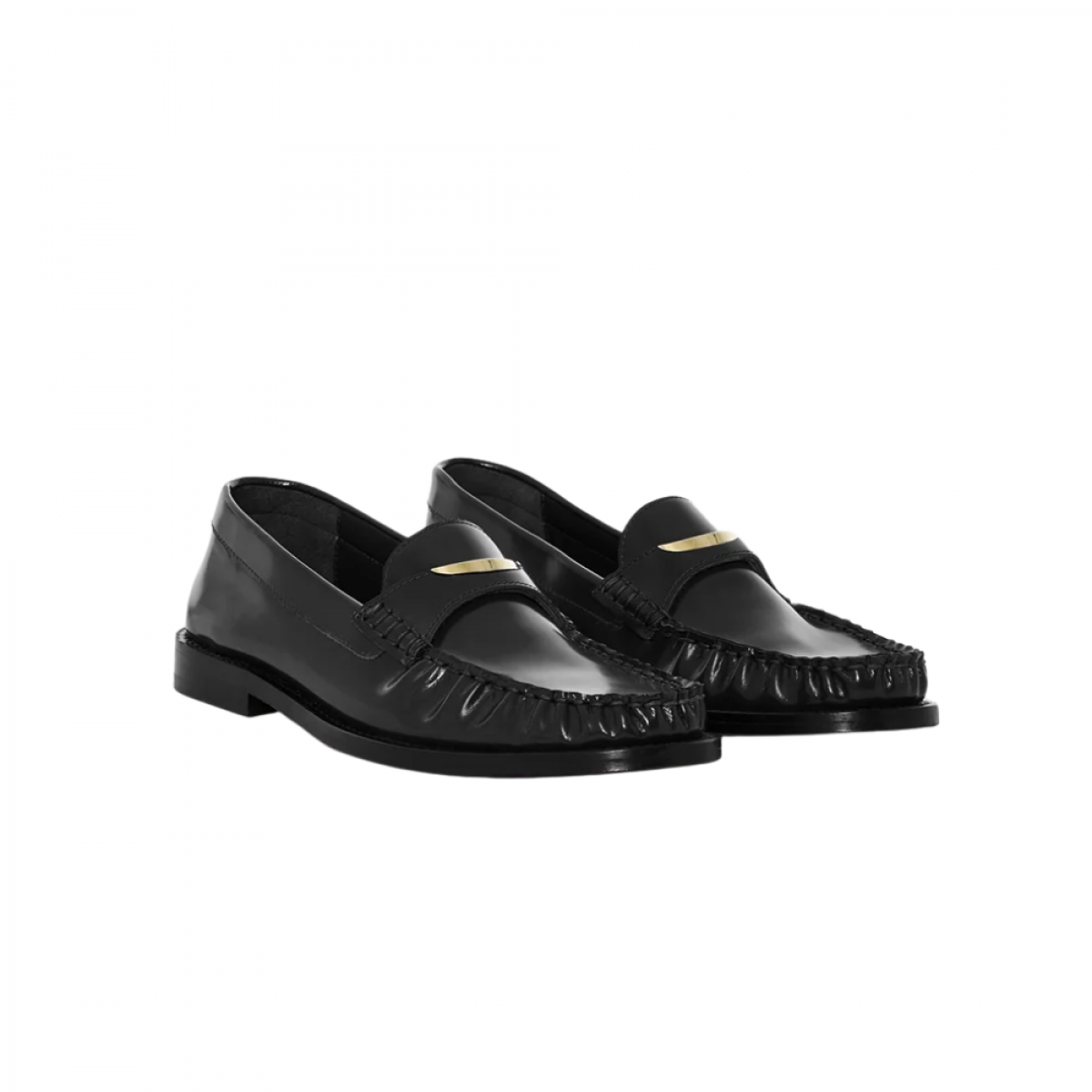 anine bing amoc loafer black
