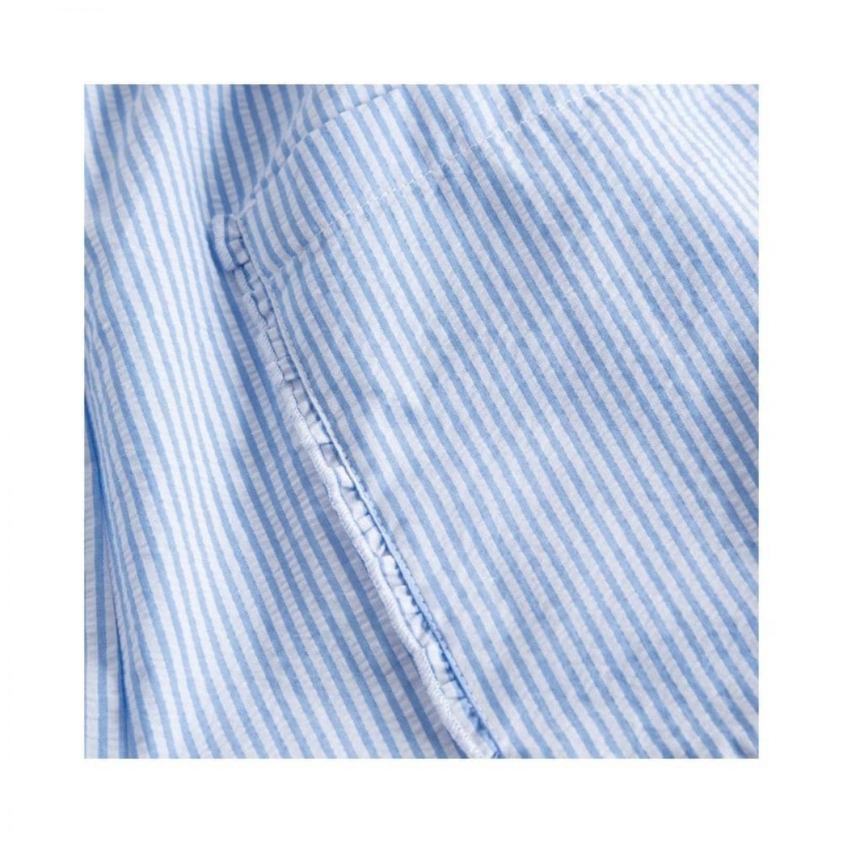 panola shorts - light blue / white stripe - baglomme 