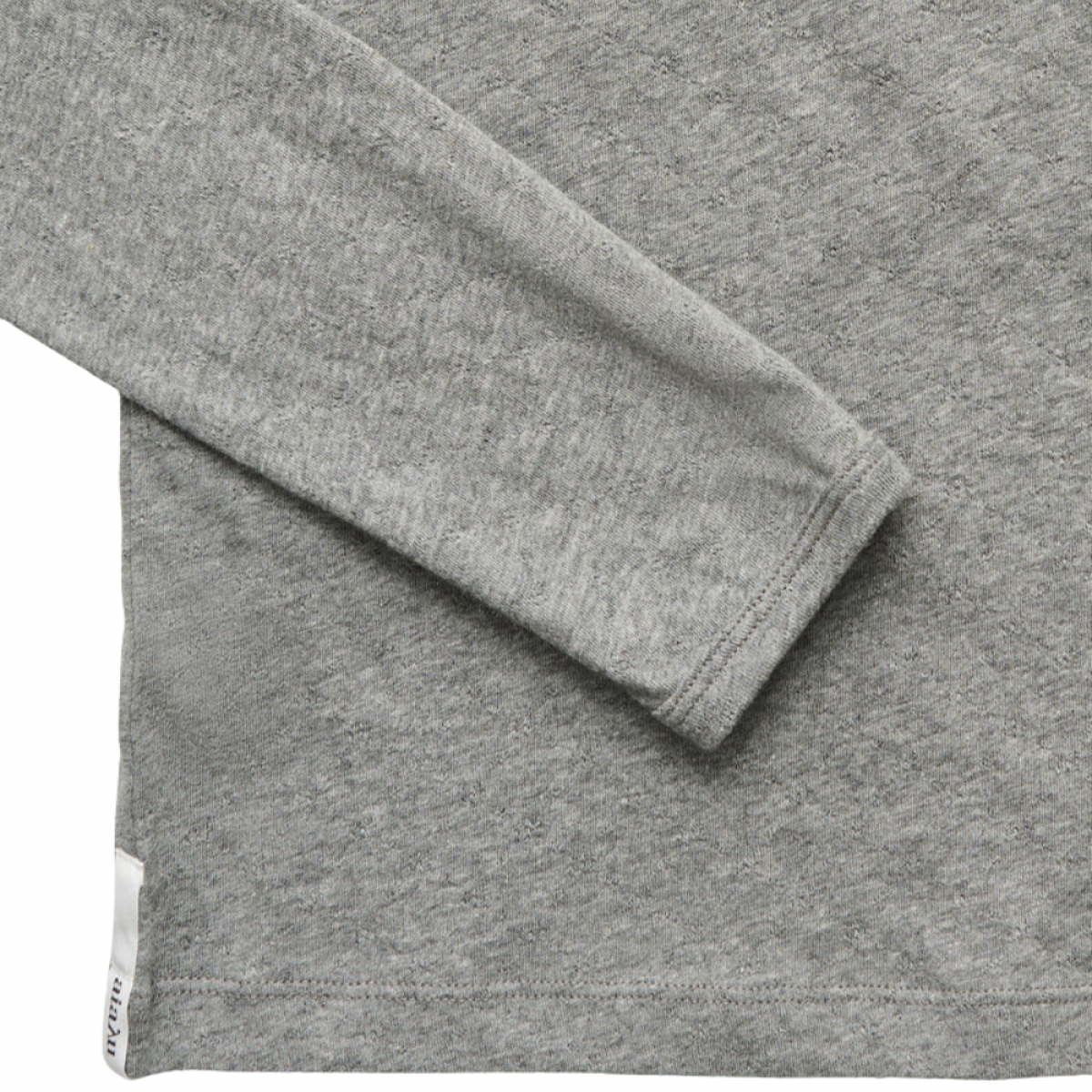 aiayu messhu long sleeve - grey melange - ærme 