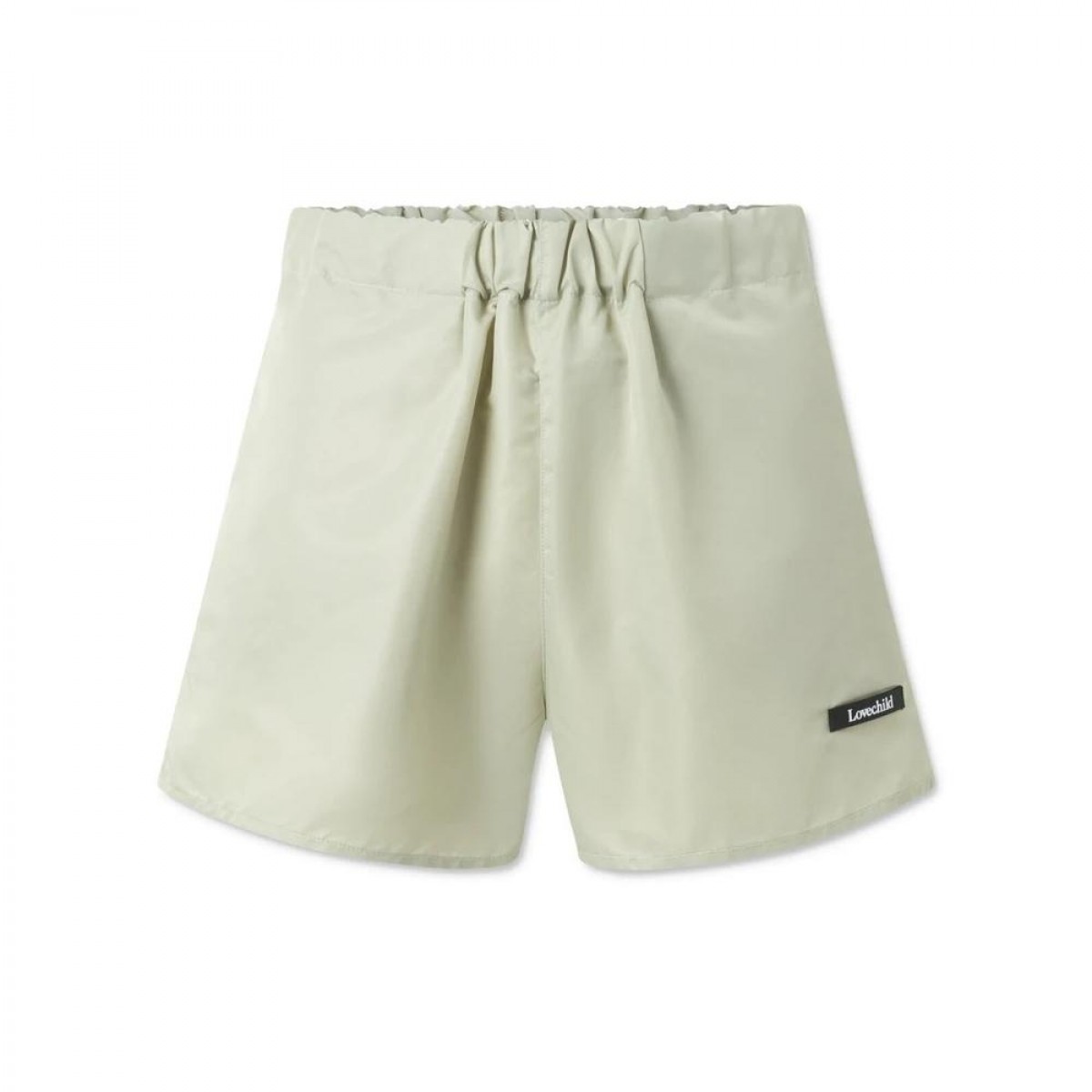 alessio shorts - saga green - front
