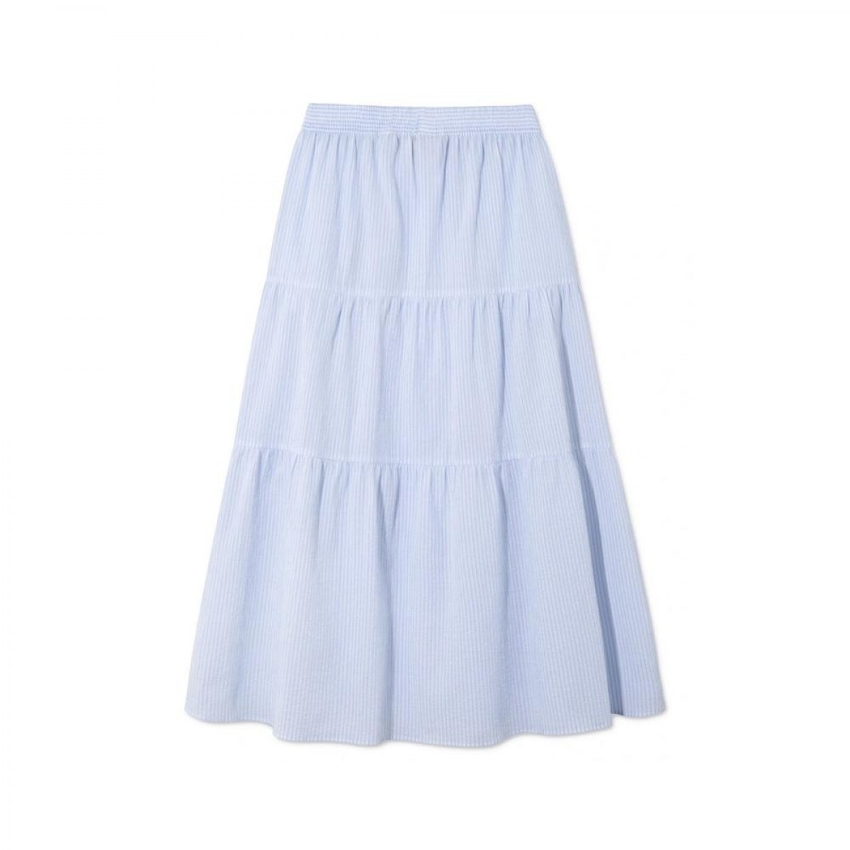 phi skirt - light blue / white stripe - bag 