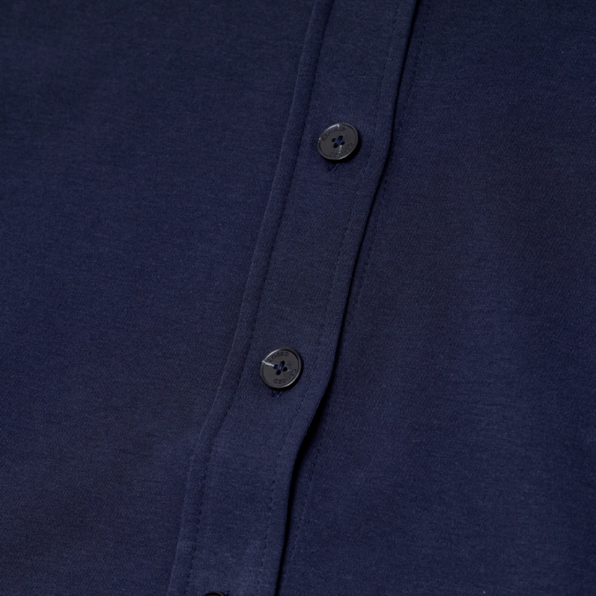 closed jersey shirt - dark night - knapper