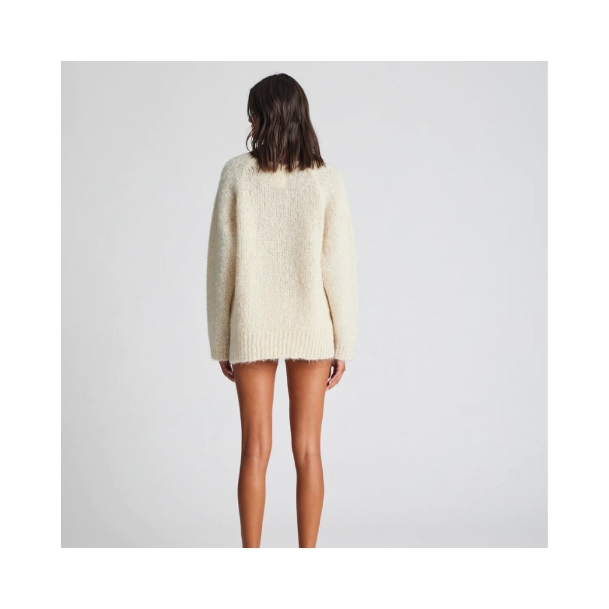 sille knit - off white - model ryg