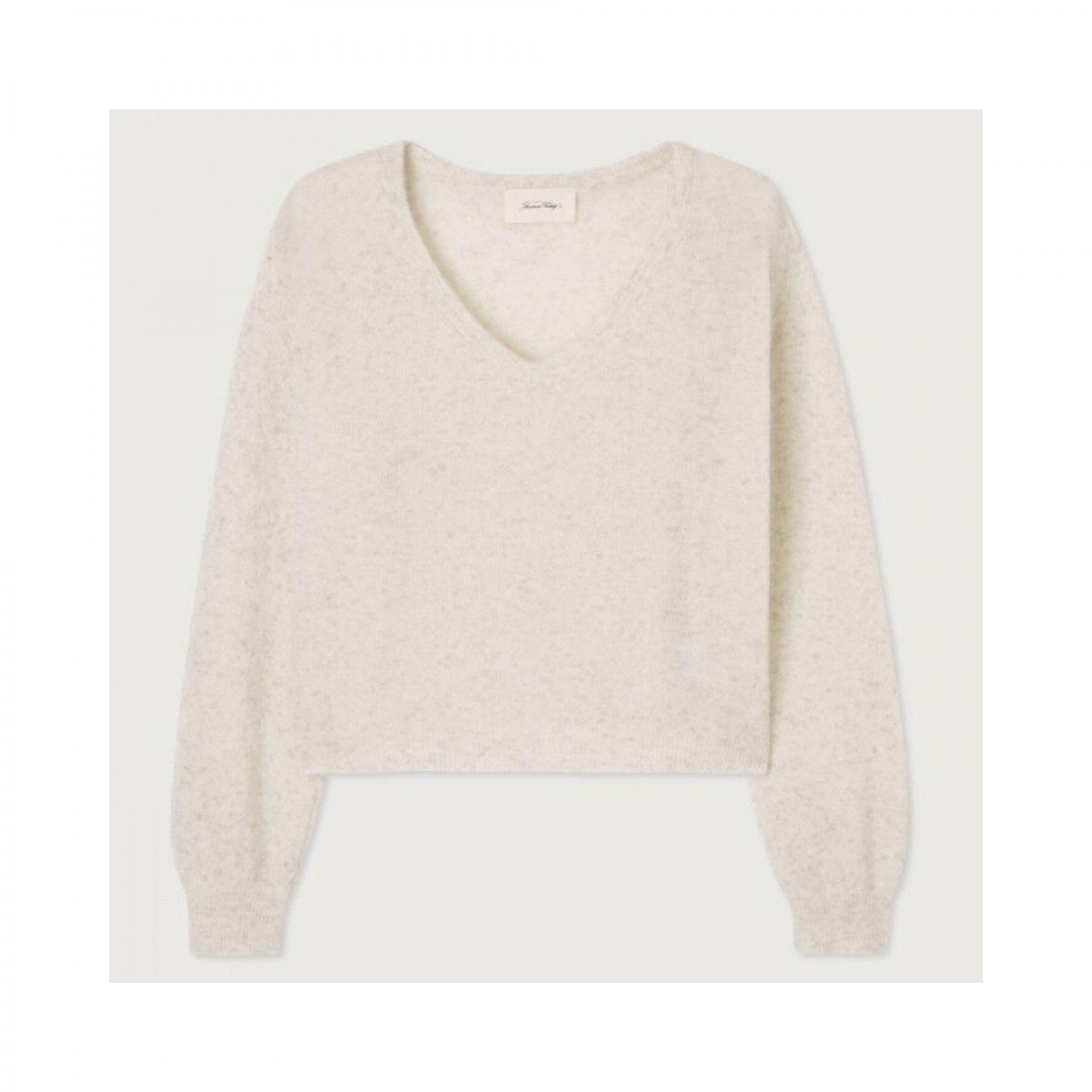 women's jumper razpark - ecru multichine - front