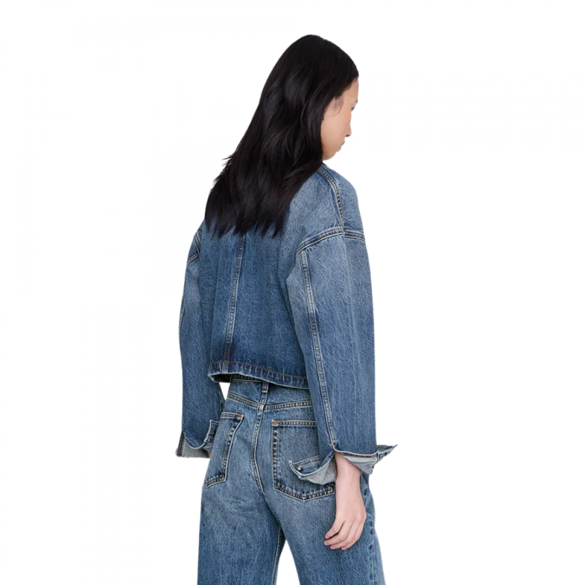 anine bing yuma jacket - cabana blue - ryg