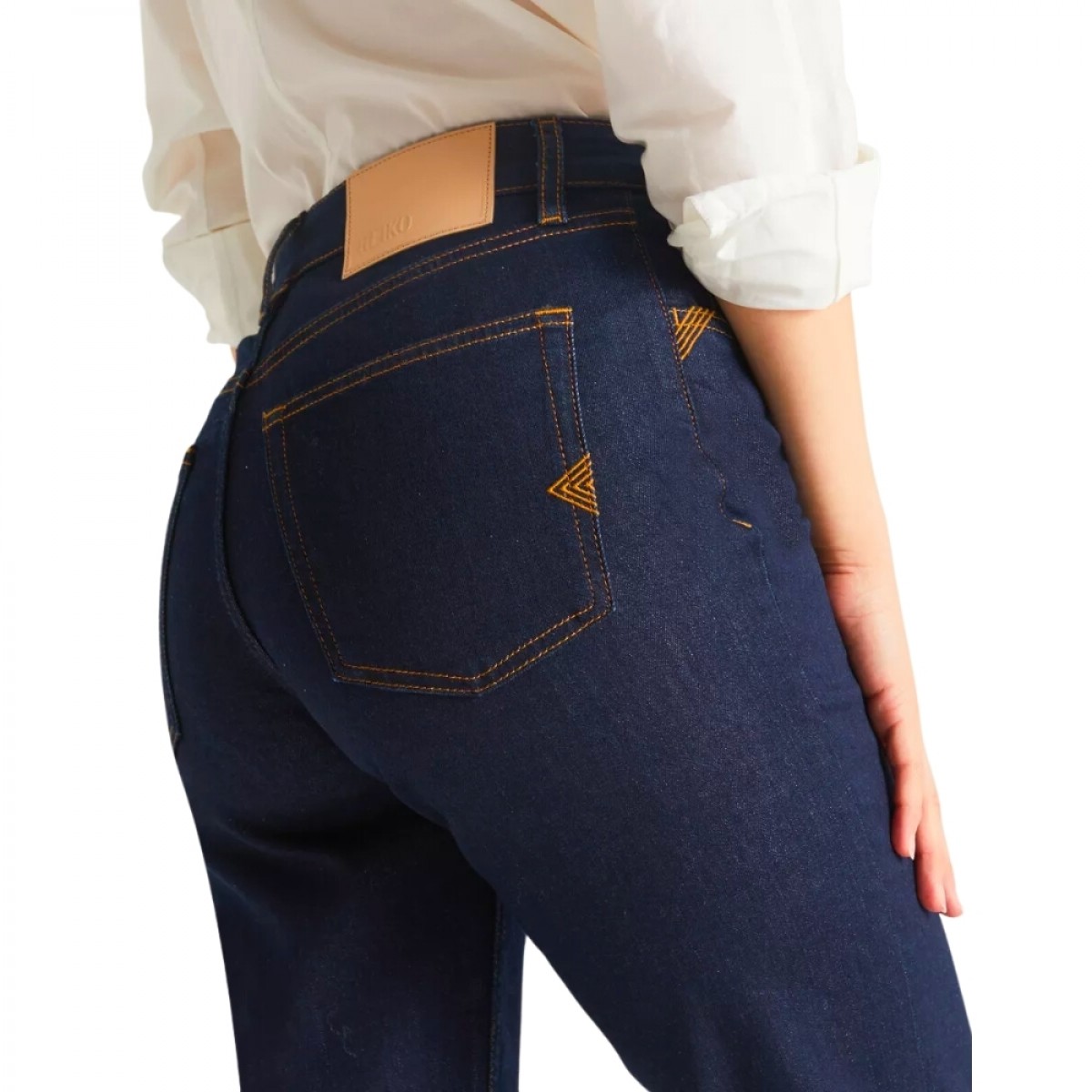 pernille jeans - denim blue - bagfra 