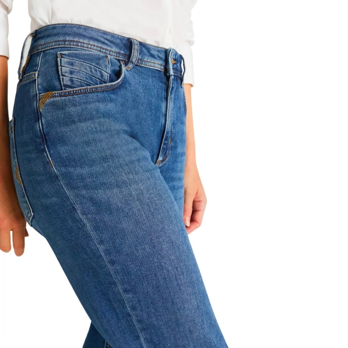 tapered jeans nola - denim blue - fra siden 
