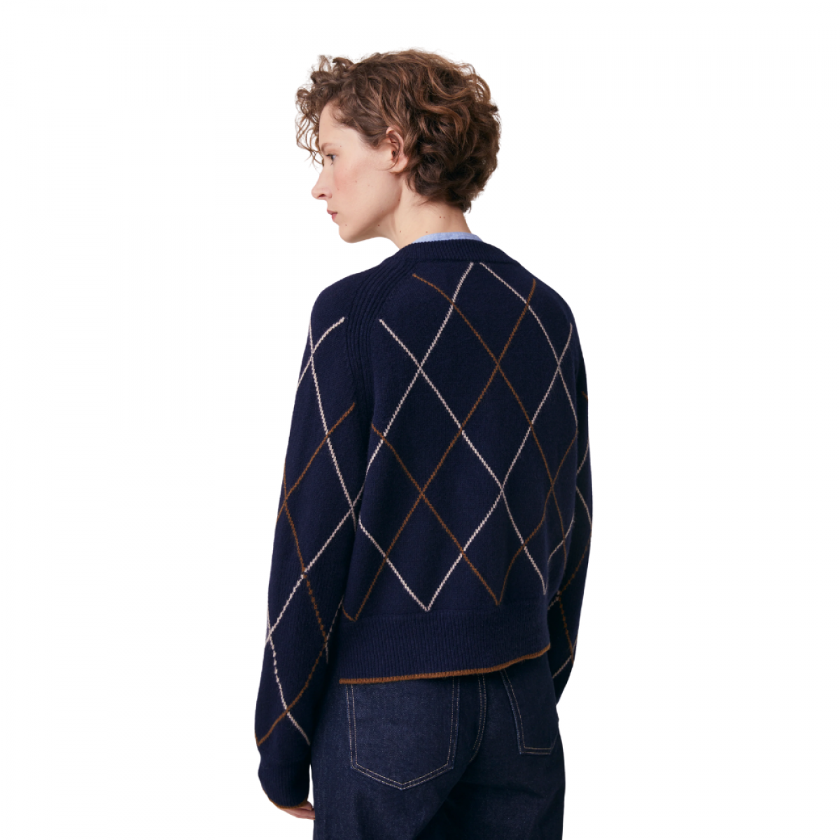  moismont cardigan auguste no 233 - blue - ryg