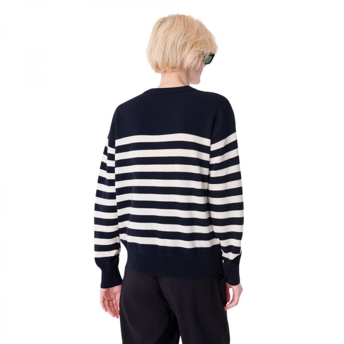 clarisse sweater - marine / off-white - ryg