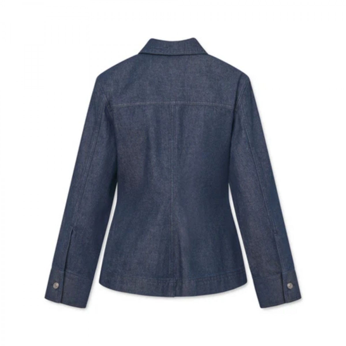 gracie shirt jacket - dark denim - ryg