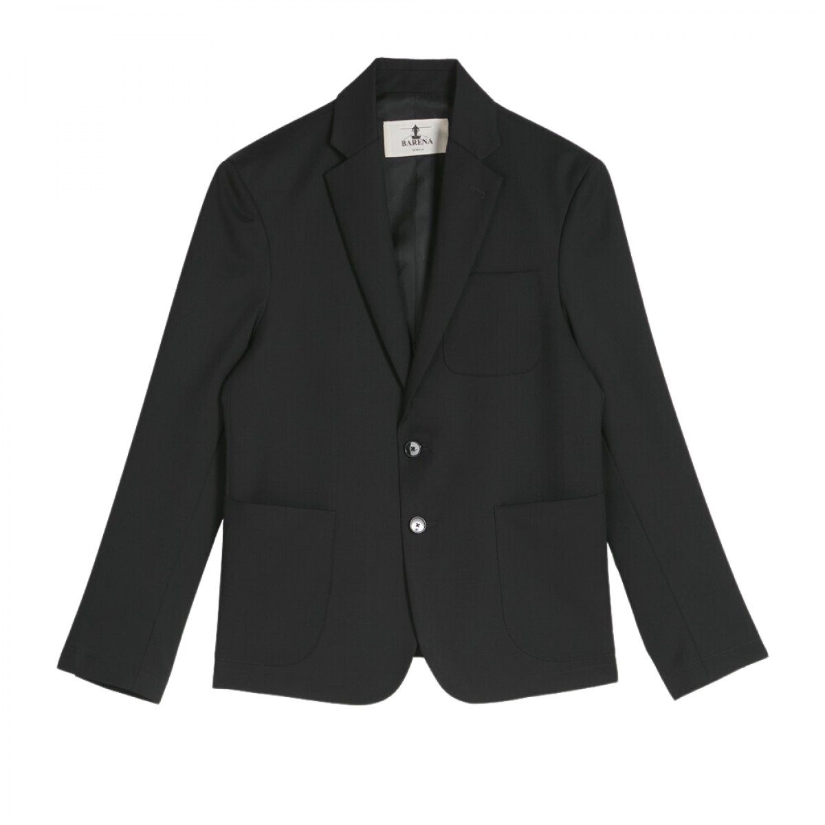 jacket sila novento - black - front