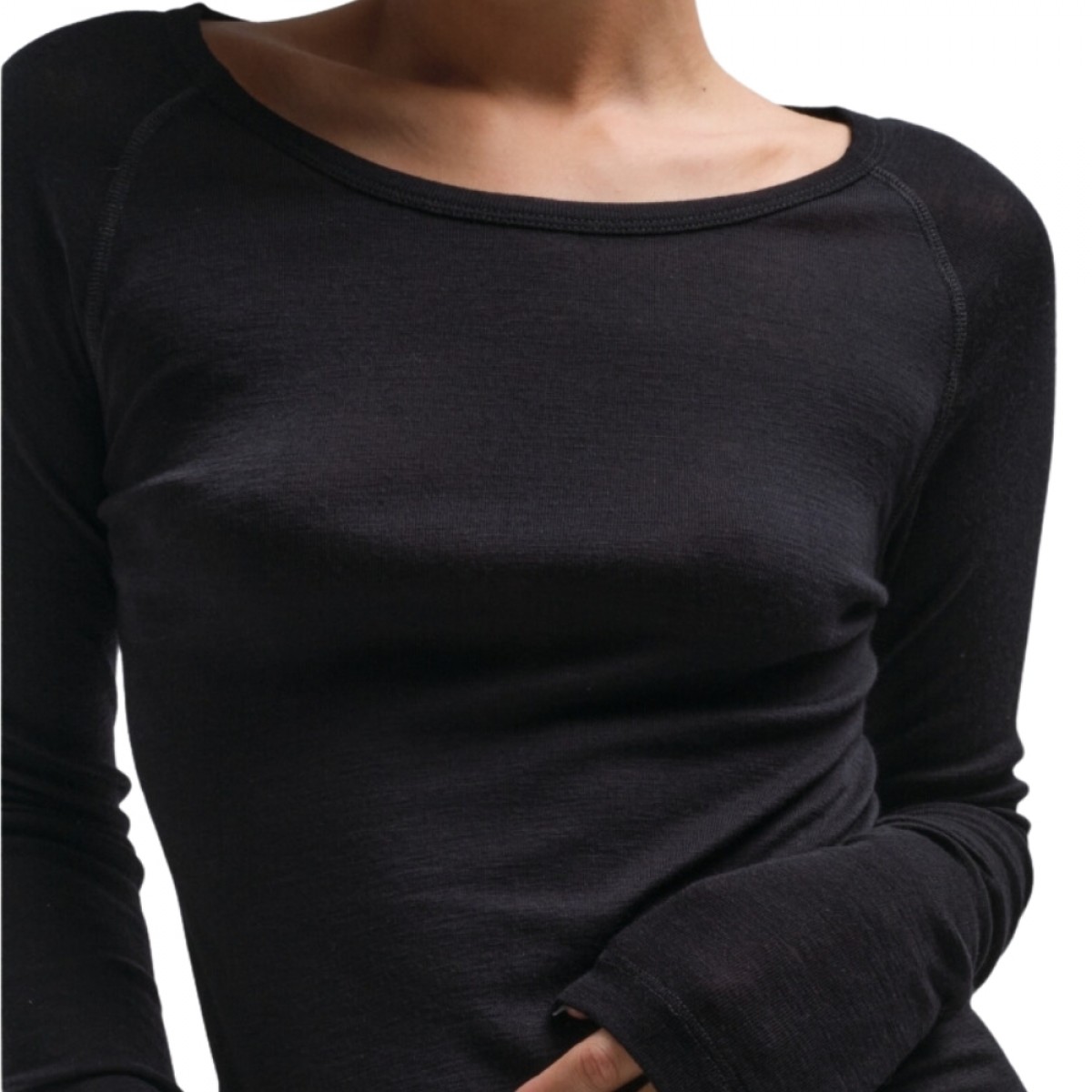 wollen jade - black - hals 