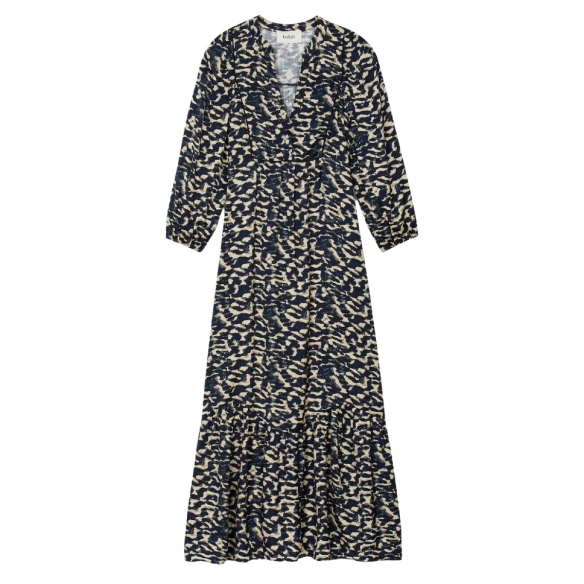 agatha dress - encre - front