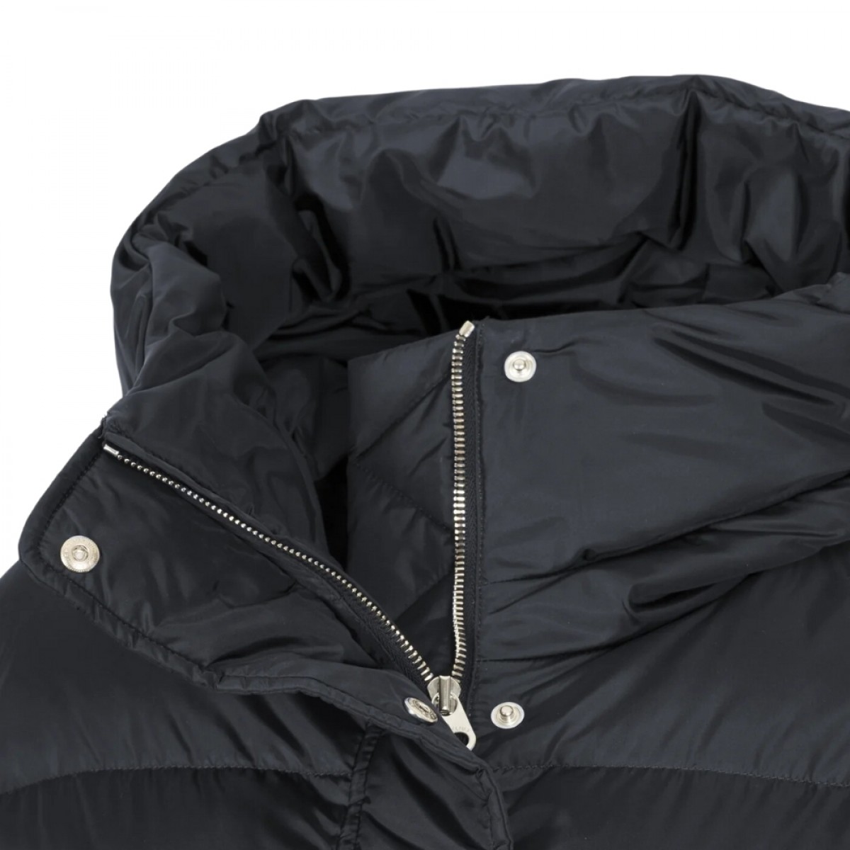 down coat nev - dark blue - hætte