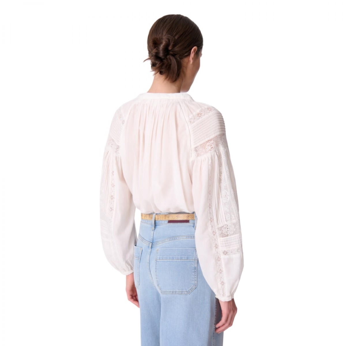 nipoa blouse - blance - ryg