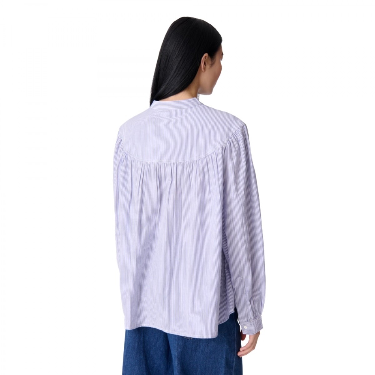 chouchou blouse - blue - ryg